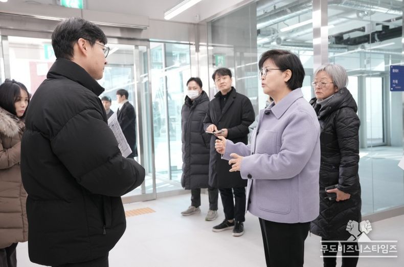 강북종합체육센터 신축 현장 방문